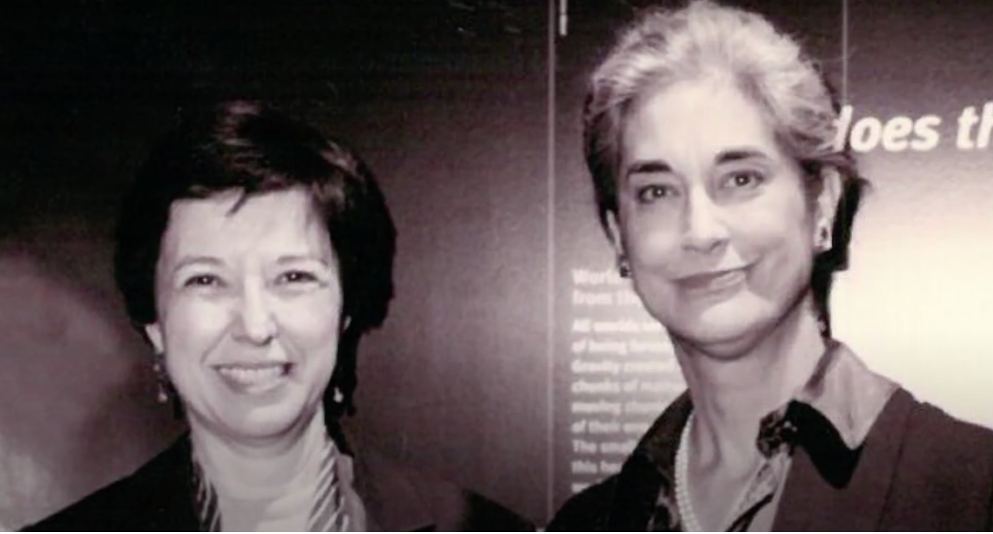 From left to right: Sunny Fischer and Lucia Woods Lindley.